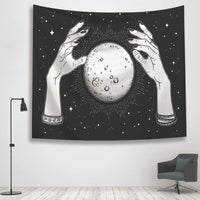 HKM-806483 Divination Hand Tapestry – 100% Polyester Wall Art, Versatile Use for Home Decor, Beach, Table, and More