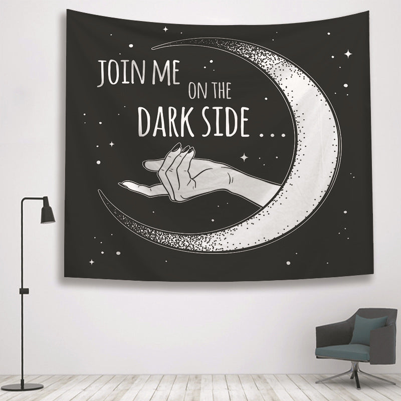 HKM-806483 Divination Hand Tapestry – 100% Polyester Wall Art, Versatile Use for Home Decor, Beach, Table, and More