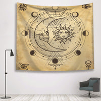 HKM-806483 Divination Hand Tapestry – 100% Polyester Wall Art, Versatile Use for Home Decor, Beach, Table, and More