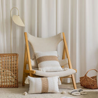HKM-806867 Jacquard Cushion Cover with Tassels - 45x45cm & 30x50cm Sizes Available