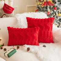 HKM-806931 Christmas Party Decorative Plush Cushion Cover - Various Holiday Designs Available