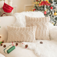 HKM-806931 Christmas Party Decorative Plush Cushion Cover - Various Holiday Designs Available