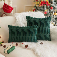 HKM-806931 Christmas Party Decorative Plush Cushion Cover - Various Holiday Designs Available