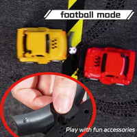 HKM-807059 Mini RC Bumper Car with Spray Sound and Light - Two Player Soccer Game for Kids