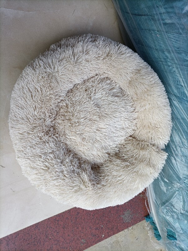 HKM-807187 Thick Plush Round Pet Kennel