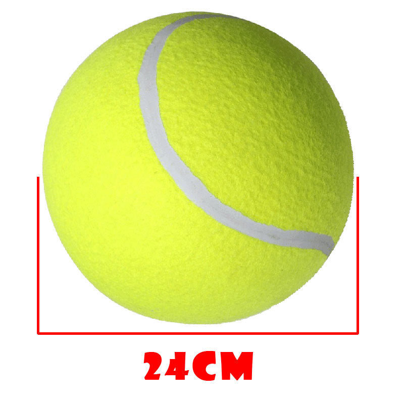 HKM-807251 Tennis Pet Toy Inflatable Training Rubber Big Ball Elastic Ten Times Happy Corgi Golden Retriever