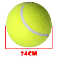 HKM-807251 Tennis Pet Toy Inflatable Training Rubber Big Ball Elastic Ten Times Happy Corgi Golden Retriever