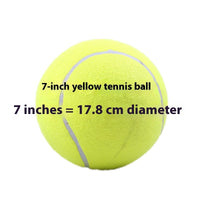 HKM-807251 Tennis Pet Toy Inflatable Training Rubber Big Ball Elastic Ten Times Happy Corgi Golden Retriever