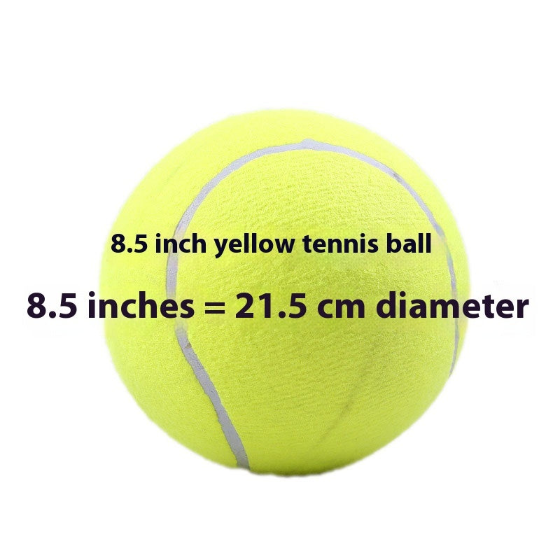 HKM-807251 Tennis Pet Toy Inflatable Training Rubber Big Ball Elastic Ten Times Happy Corgi Golden Retriever