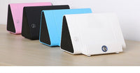 HKM-807379 Portable Mobile Phone Stand with Built-in Speaker - 3W Mono Sound, 5-6 Hours Playtime, Compact Design