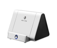 HKM-807379 Portable Mobile Phone Stand with Built-in Speaker - 3W Mono Sound, 5-6 Hours Playtime, Compact Design