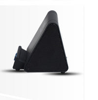 HKM-807379 Portable Mobile Phone Stand with Built-in Speaker - 3W Mono Sound, 5-6 Hours Playtime, Compact Design