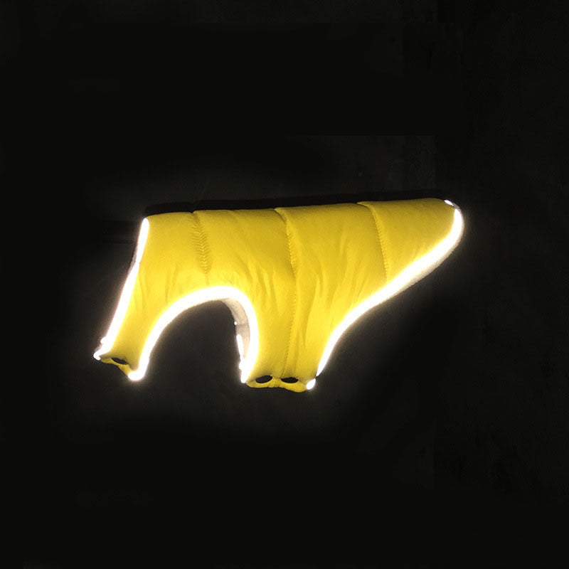 HKM-807507 Warm Reflective Fleece Pet Jacket for Small to Large Dogs in Various Colors and Sizes