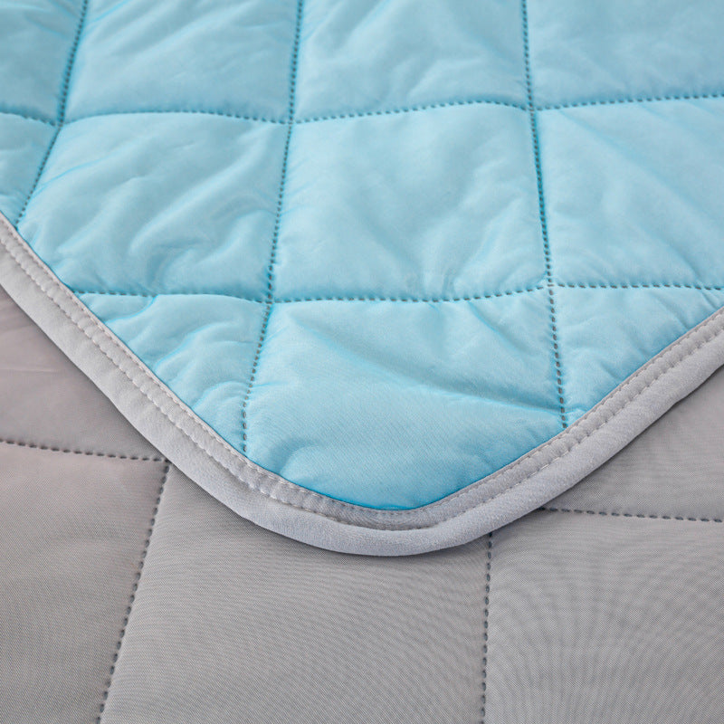 HKM-807635 Cool Silk Summer Blanket - Machine Washable, Modern Design, Multiple Sizes Available