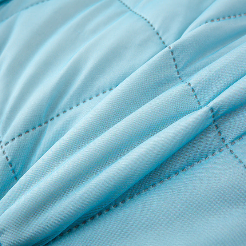 HKM-807635 Cool Silk Summer Blanket - Machine Washable, Modern Design, Multiple Sizes Available