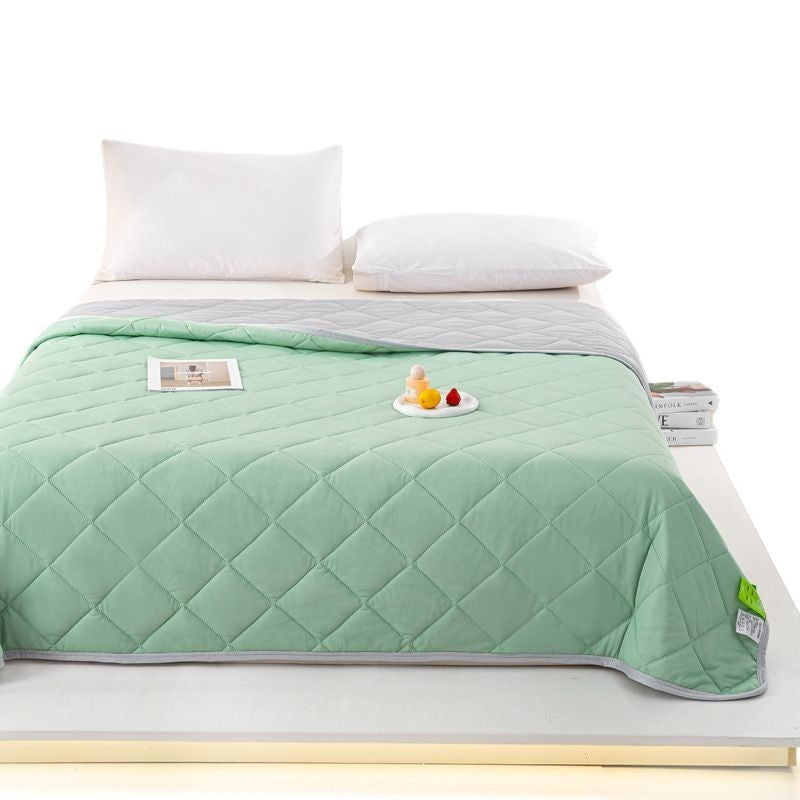HKM-807635 Cool Silk Summer Blanket - Machine Washable, Modern Design, Multiple Sizes Available