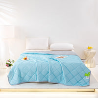 HKM-807635 Cool Silk Summer Blanket - Machine Washable, Modern Design, Multiple Sizes Available