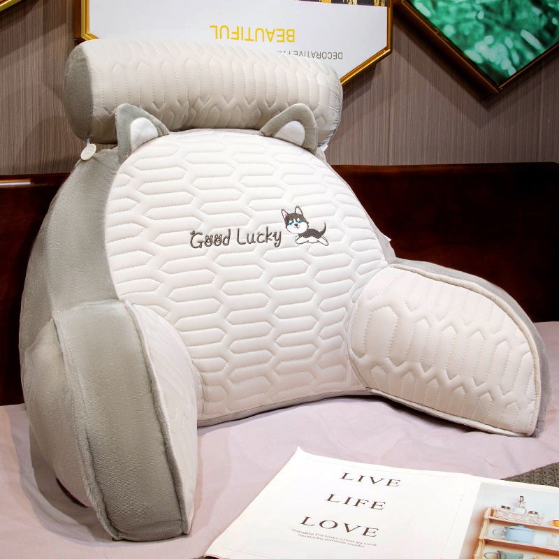 HKM-807699 Latex Bedside Cushions & Soft Lumbar Support Pillows in Various Sizes and Designs