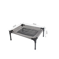 HKM-807827 Portable Outdoor Pet Dog Bed with Removable Oxford Cloth Mat and Steel Frame for Camping and Home Use