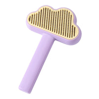 HKM-807891 Self-Cleaning Pet Comb - Needle Hair Remover for Cats in Taro Purple Pink, Nordic Blue, and Transparent Green
