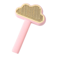 HKM-807891 Self-Cleaning Pet Comb - Needle Hair Remover for Cats in Taro Purple Pink, Nordic Blue, and Transparent Green