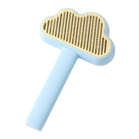 HKM-807891 Self-Cleaning Pet Comb - Needle Hair Remover for Cats in Taro Purple Pink, Nordic Blue, and Transparent Green