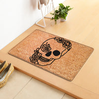 HKM-808019 Halloween Themed Polyester Fiber Door Mat - Machine Washable Rectangle Carpet for Home Decor