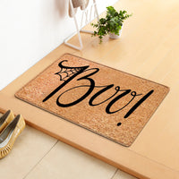 HKM-808019 Halloween Themed Polyester Fiber Door Mat - Machine Washable Rectangle Carpet for Home Decor