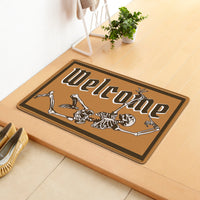 HKM-808019 Halloween Themed Polyester Fiber Door Mat - Machine Washable Rectangle Carpet for Home Decor
