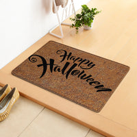 HKM-808019 Halloween Themed Polyester Fiber Door Mat - Machine Washable Rectangle Carpet for Home Decor