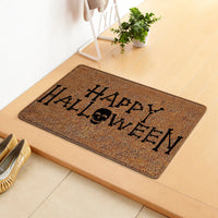 HKM-808019 Halloween Themed Polyester Fiber Door Mat - Machine Washable Rectangle Carpet for Home Decor
