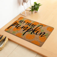 HKM-808019 Halloween Themed Polyester Fiber Door Mat - Machine Washable Rectangle Carpet for Home Decor