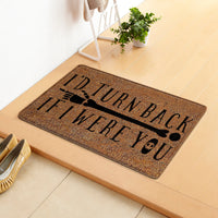 HKM-808019 Halloween Themed Polyester Fiber Door Mat - Machine Washable Rectangle Carpet for Home Decor