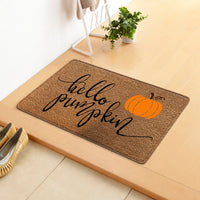 HKM-808019 Halloween Themed Polyester Fiber Door Mat - Machine Washable Rectangle Carpet for Home Decor