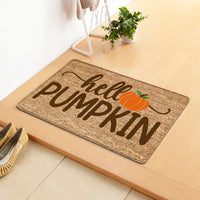 HKM-808019 Halloween Themed Polyester Fiber Door Mat - Machine Washable Rectangle Carpet for Home Decor