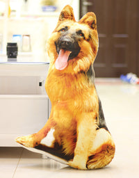 HKM-808083 Plush Dog Simulation Toy - Super Soft Short Plush Doll in Various Breeds and Sizes