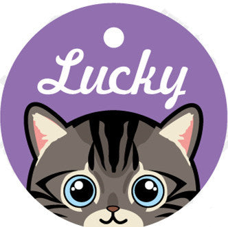 HKM-808147 Custom Acrylic Pet Name Plate with Bell and Collar Connection - 32cm