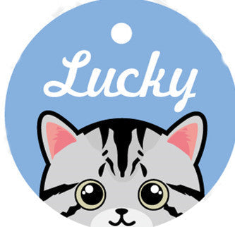 HKM-808147 Custom Acrylic Pet Name Plate with Bell and Collar Connection - 32cm