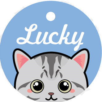 HKM-808147 Custom Acrylic Pet Name Plate with Bell and Collar Connection - 32cm