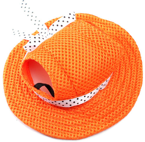 HKM-808403 Breathable Pet Dog Sun Hat in Various Colors for Small and Medium Breeds