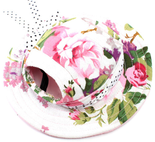 HKM-808403 Breathable Pet Dog Sun Hat in Various Colors for Small and Medium Breeds