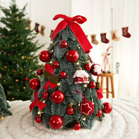 HKM-808403 Christmas Tree with Lights - Various Sizes and Snow or Traditional Styles in PE Material