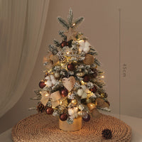 HKM-808403 Christmas Tree with Lights - Various Sizes and Snow or Traditional Styles in PE Material