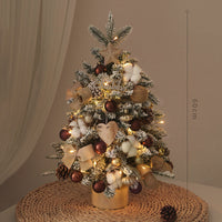 HKM-808403 Christmas Tree with Lights - Various Sizes and Snow or Traditional Styles in PE Material