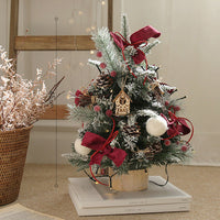 HKM-808403 Christmas Tree with Lights - Various Sizes and Snow or Traditional Styles in PE Material