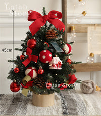 HKM-808403 Christmas Tree with Lights - Various Sizes and Snow or Traditional Styles in PE Material