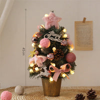 HKM-808403 Christmas Tree with Lights - Various Sizes and Snow or Traditional Styles in PE Material