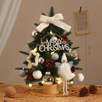 HKM-808403 Christmas Tree with Lights - Various Sizes and Snow or Traditional Styles in PE Material