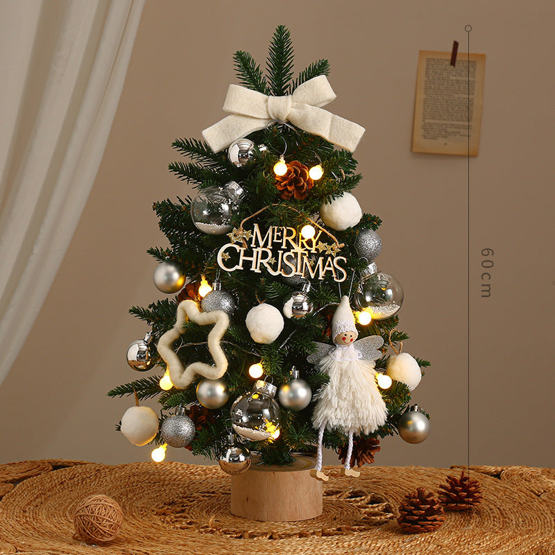 HKM-808403 Christmas Tree with Lights - Various Sizes and Snow or Traditional Styles in PE Material