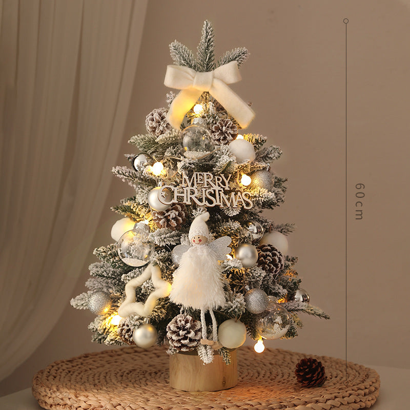 HKM-808403 Christmas Tree with Lights - Various Sizes and Snow or Traditional Styles in PE Material